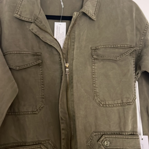 NWT Young Fabulous & Broke long sleeve jumpsuit in pine green - Picture 9 of 10